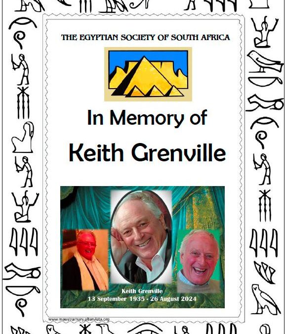 Memorial gathering for Keith Grenville on 17 September 2024